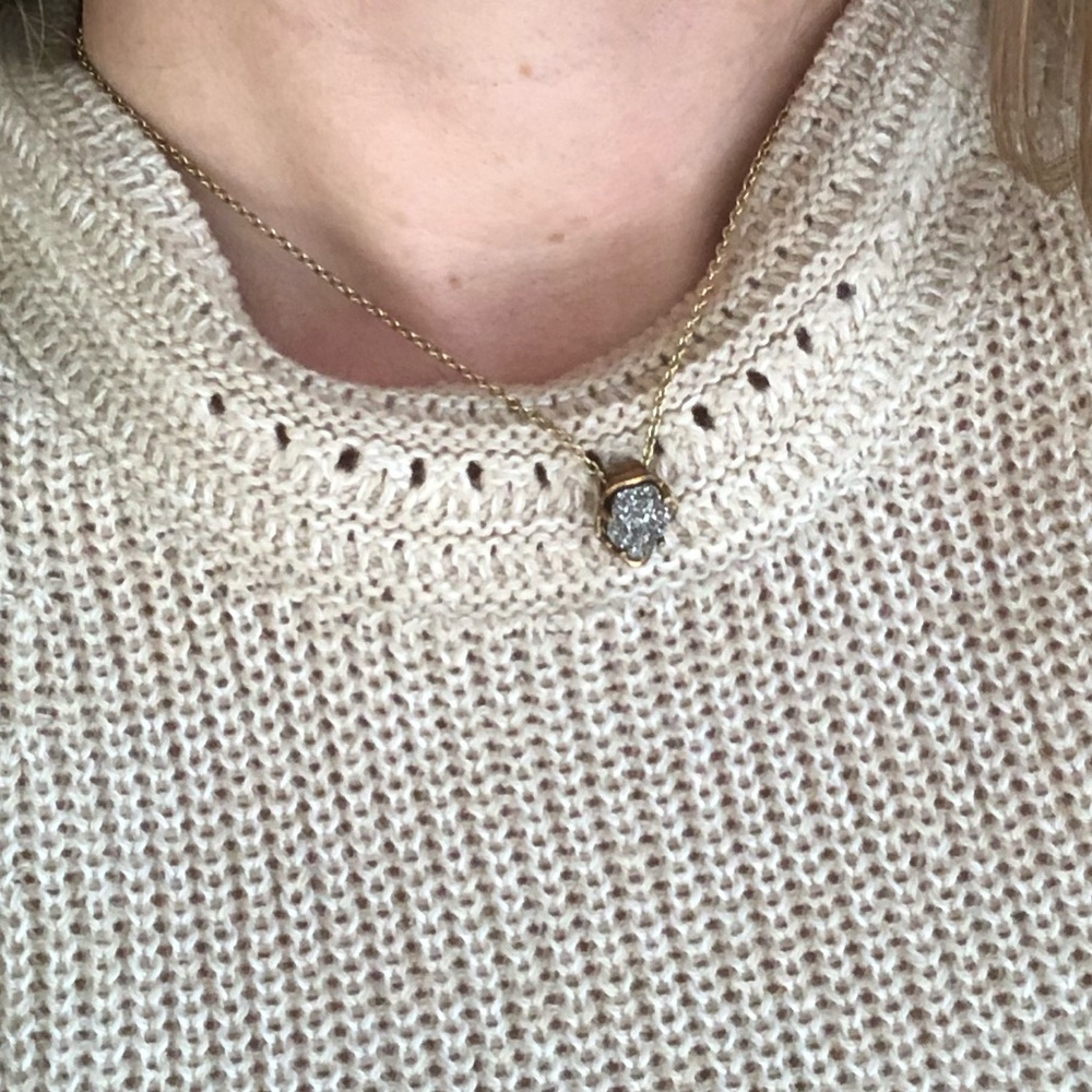 ❤️SOLD❤️ Kendra Scott Gold Druzy Necklace